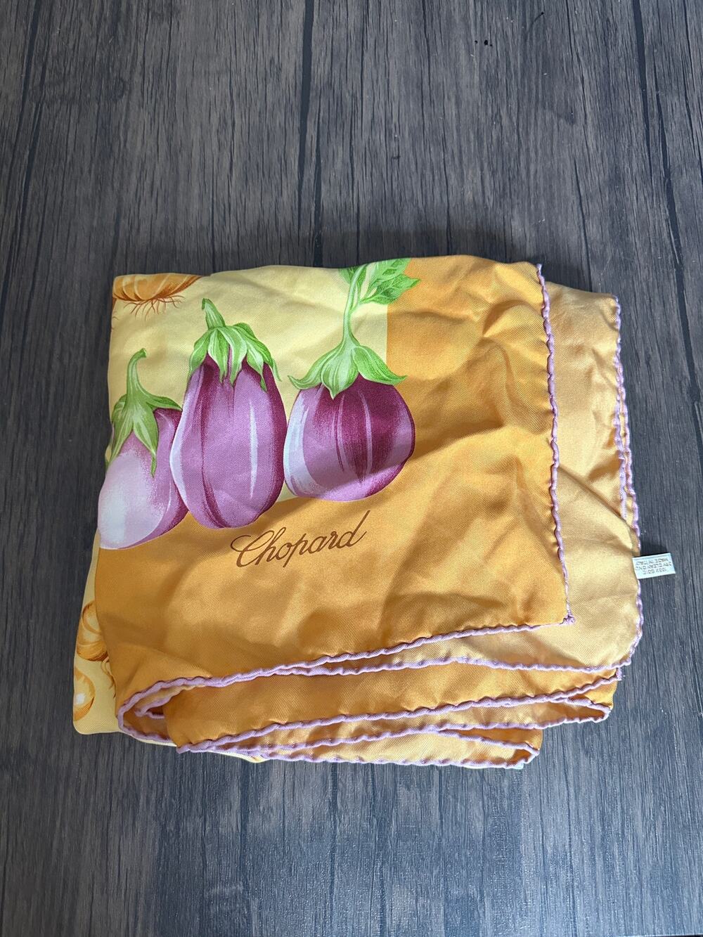 Chopard Silk Scarf Botanical Print Square